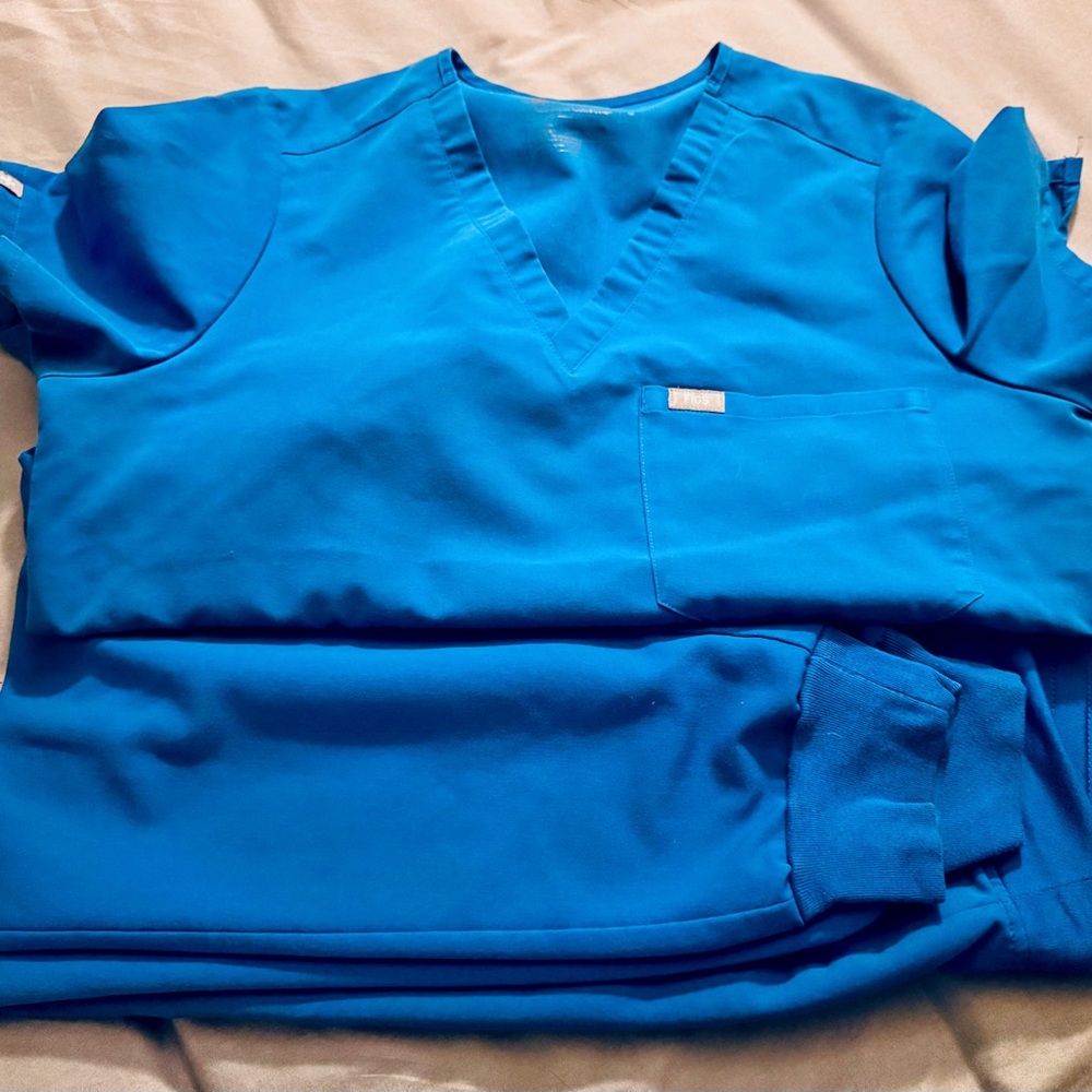 Blue Scrub Set